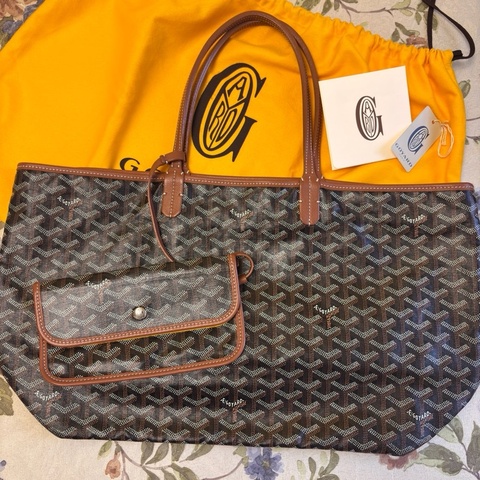 GOYARD 托特購物包 中號 黑棕色 經典色