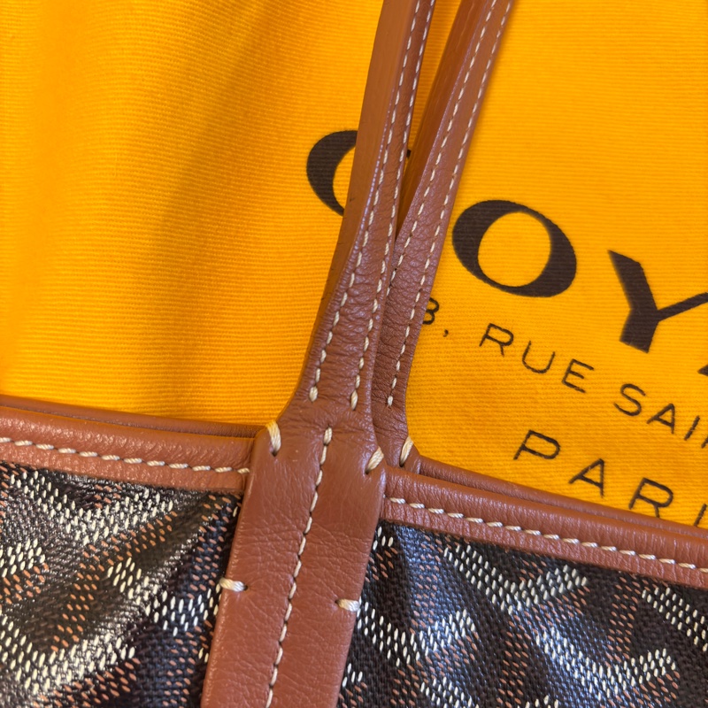 GOYARD 托特購物包 中號 黑棕色 經典色-4