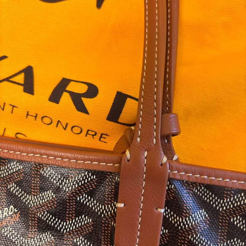 GOYARD 托特購物包 中號 黑棕色 經典色-5