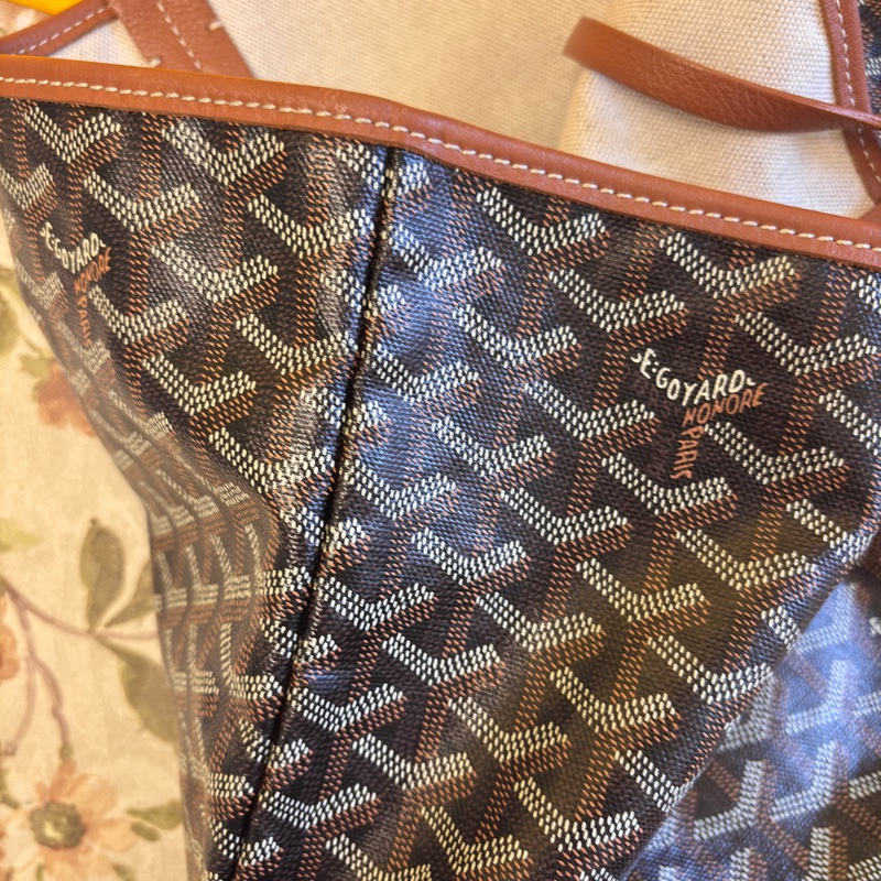 GOYARD 托特購物包 中號 黑棕色 經典色-7