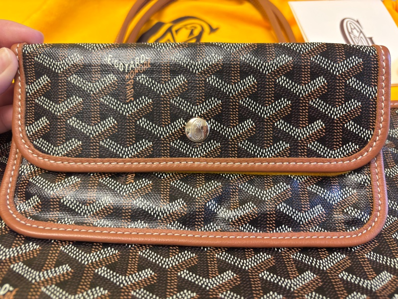 GOYARD 托特購物包 中號 黑棕色 經典色-8