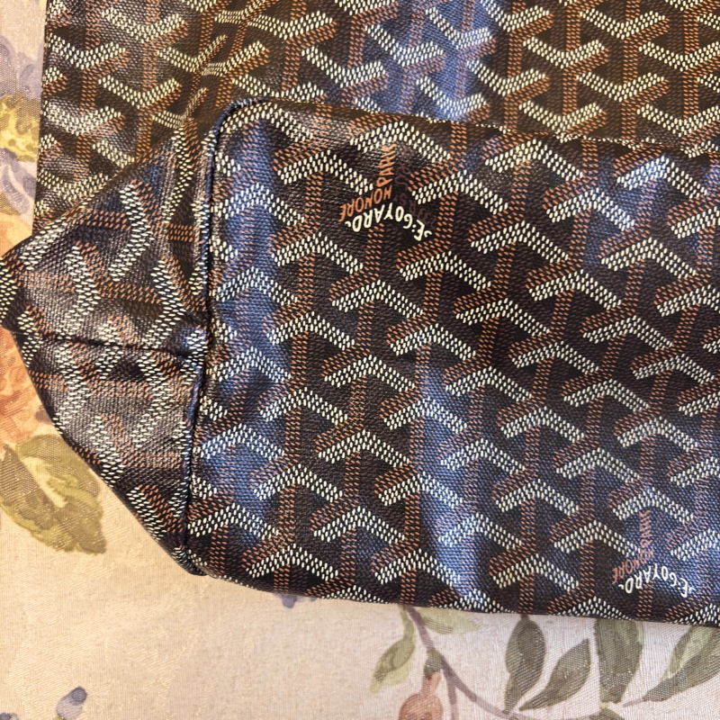 GOYARD 托特購物包 中號 黑棕色 經典色-12