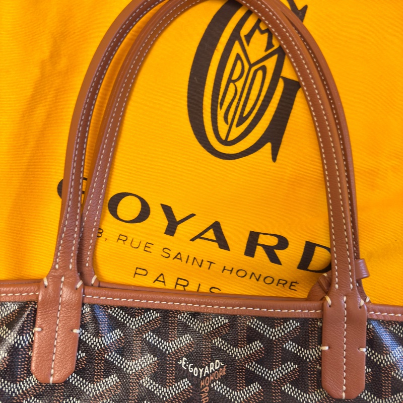 GOYARD 托特購物包 中號 黑棕色 經典色-16