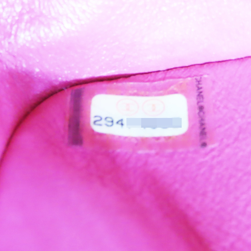 桃粉色 羊皮 Coco 25 肩背包 銀釦 (無卡)【CHANEL 香奈兒】 A01112-7