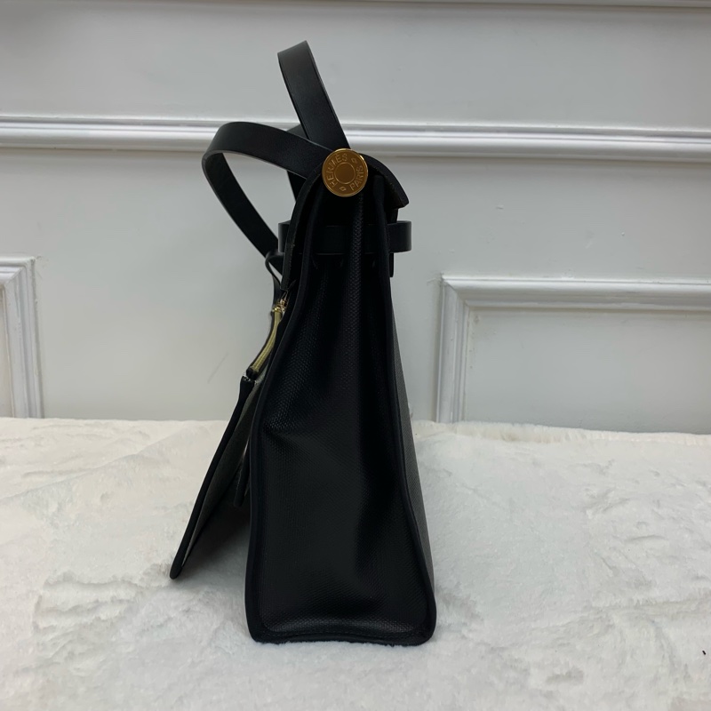 熱賣‼️🔔herbag31 黑金黑色拼防水布-2