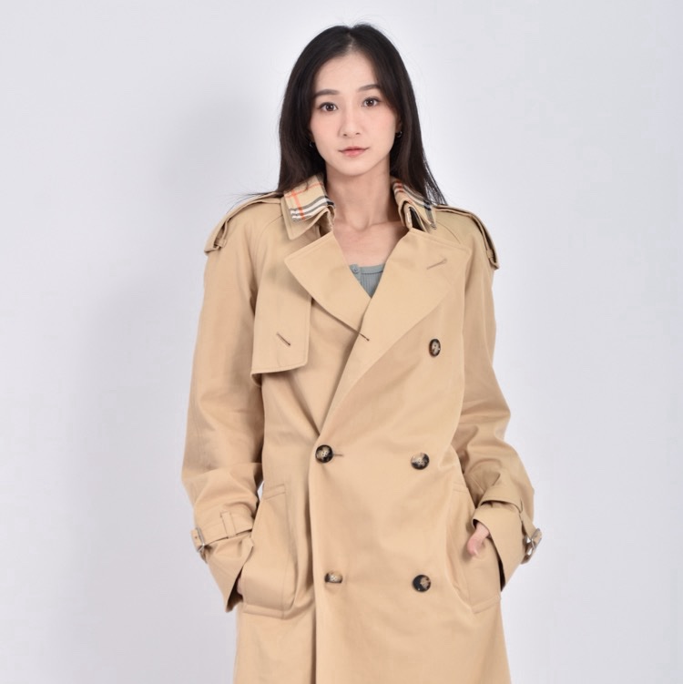 Burberry經典色風衣UK10-0