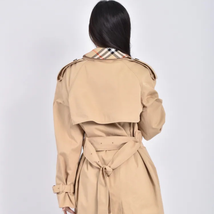Burberry經典色風衣UK10-3