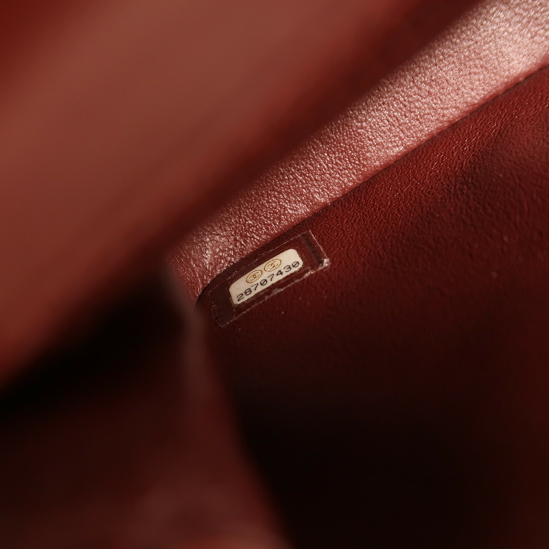 CHANEL 羊皮皮革Mini Classic 17銀扣鏈帶肩背袋-6