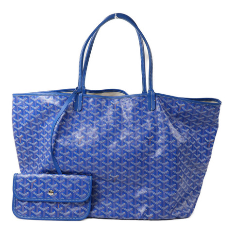 GOYARD 塗層帆布Saint Louis GM銀扣手挽袋