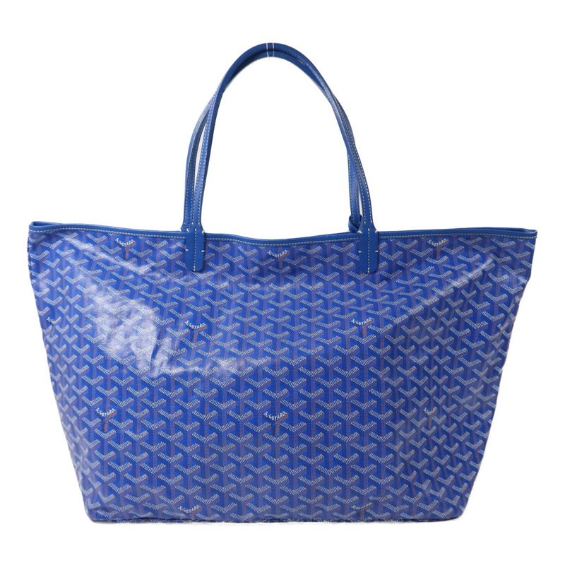 GOYARD 塗層帆布Saint Louis GM銀扣手挽袋-1