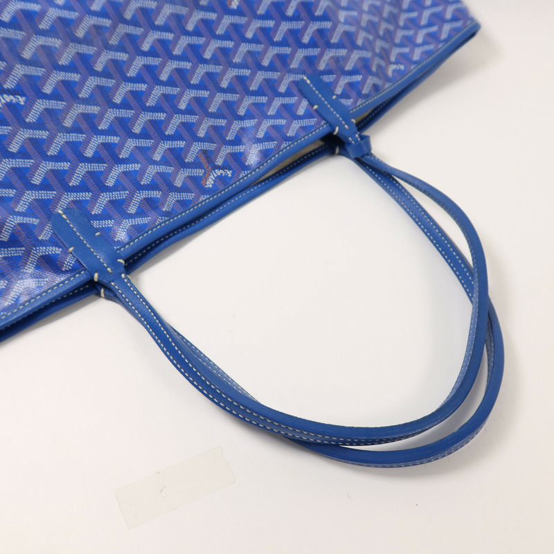 GOYARD 塗層帆布Saint Louis GM銀扣手挽袋-4