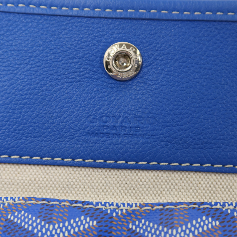 GOYARD 塗層帆布Saint Louis GM銀扣手挽袋-14