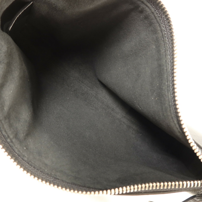 LOUIS VUITTON 牛皮皮革Slim Trunk銀扣鏈帶手挽肩背兩用袋-4