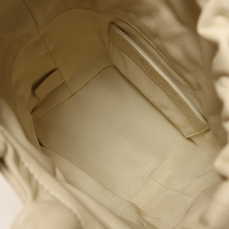 CHANEL 羊皮皮革Bucket Chain Bag鏈帶肩背袋-4