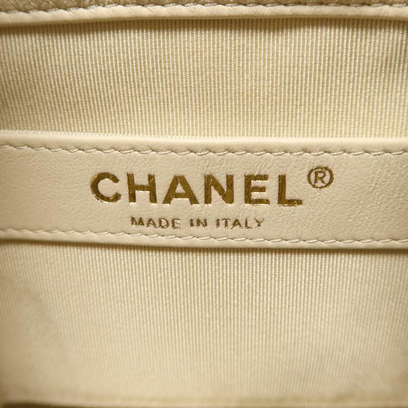 CHANEL 羊皮皮革Bucket Chain Bag鏈帶肩背袋-5