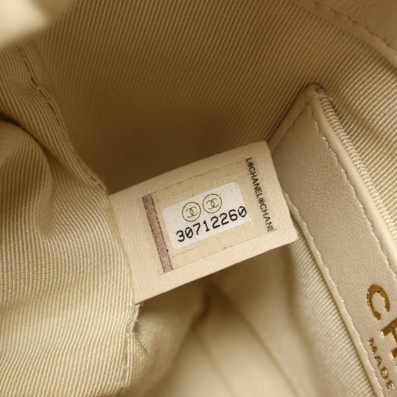 CHANEL 羊皮皮革Bucket Chain Bag鏈帶肩背袋-6