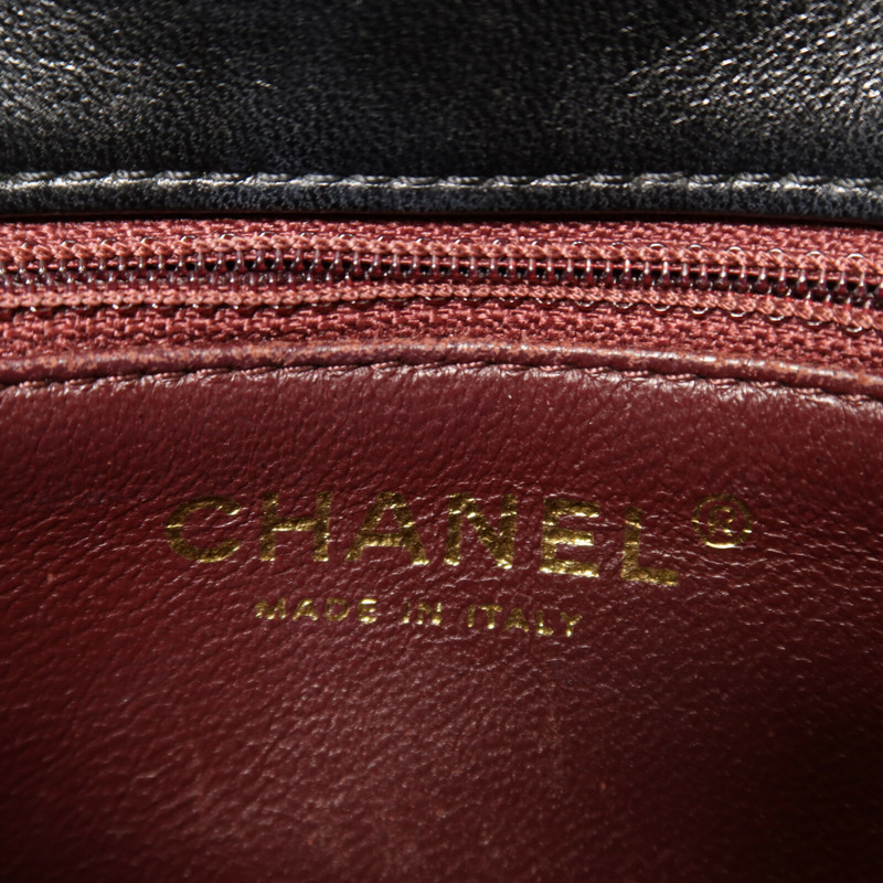 CHANEL 羊皮皮革Trendy CC Top Handle Bag金扣鏈帶手挽肩背兩用袋-5