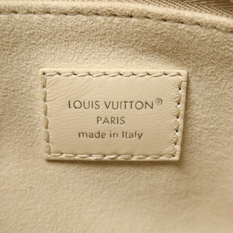 LOUIS VUITTON 羊皮皮革/Monogram CarryAll Cargo Vibe PM銀扣鏈帶手挽肩背兩用袋-5