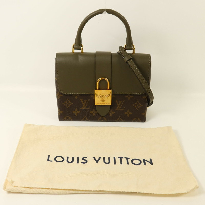 LOUIS VUITTON Monogram Locky BB手挽肩背兩用袋-8