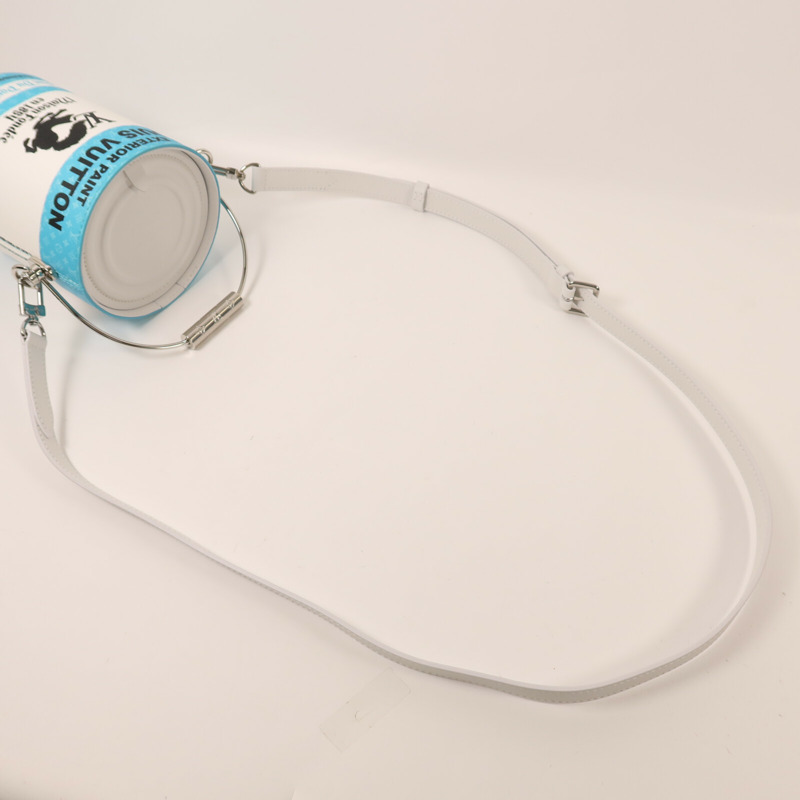 LOUIS VUITTON 塗層帆布/牛皮皮革Paint Can銀扣手挽肩背兩用袋-6