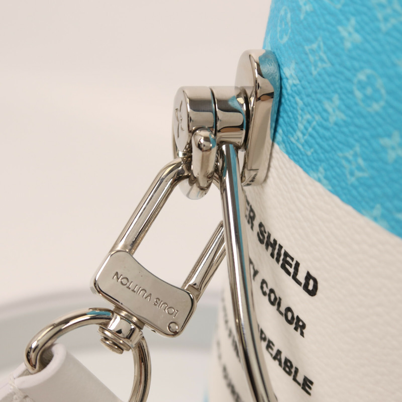 LOUIS VUITTON 塗層帆布/牛皮皮革Paint Can銀扣手挽肩背兩用袋-9