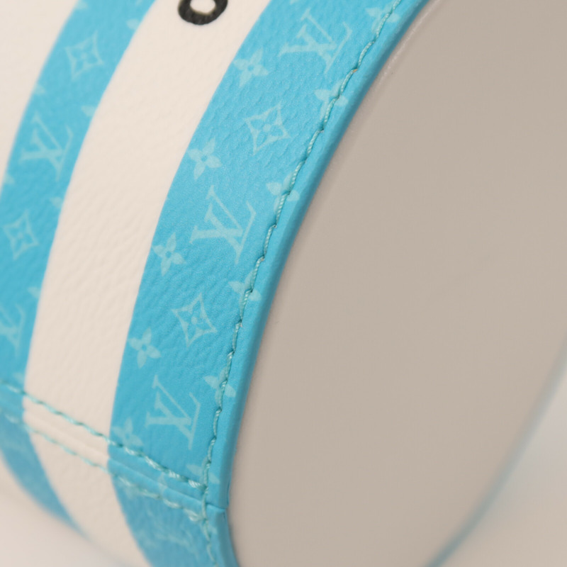 LOUIS VUITTON 塗層帆布/牛皮皮革Paint Can銀扣手挽肩背兩用袋-12