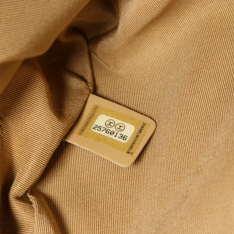 CHANEL 牛皮皮革Chain Shoulder銀扣鏈帶手挽肩背兩用袋-5