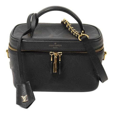 LOUIS VUITTON Monogram Empreinte Vanity Case金扣鏈帶肩背袋