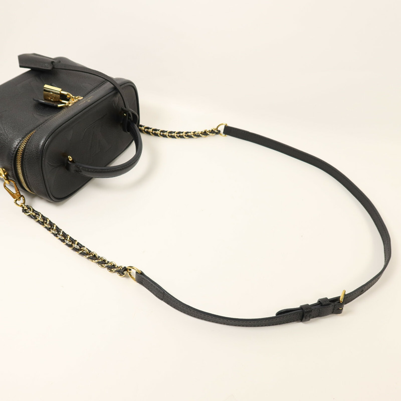 LOUIS VUITTON Monogram Empreinte Vanity Case金扣鏈帶肩背袋-7