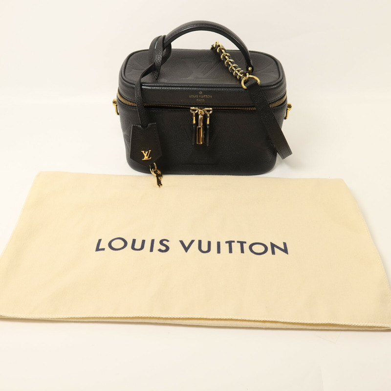 LOUIS VUITTON Monogram Empreinte Vanity Case金扣鏈帶肩背袋-8