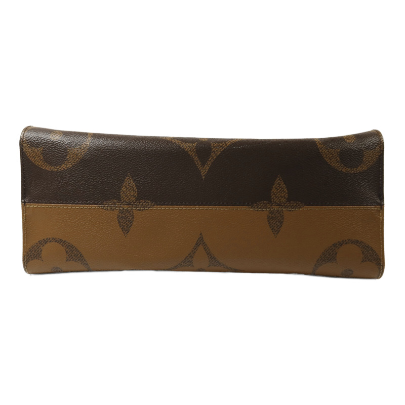 LOUIS VUITTON Monogram Giant/Monogram Reverse On The Go MM金扣手挽肩背兩用袋-3