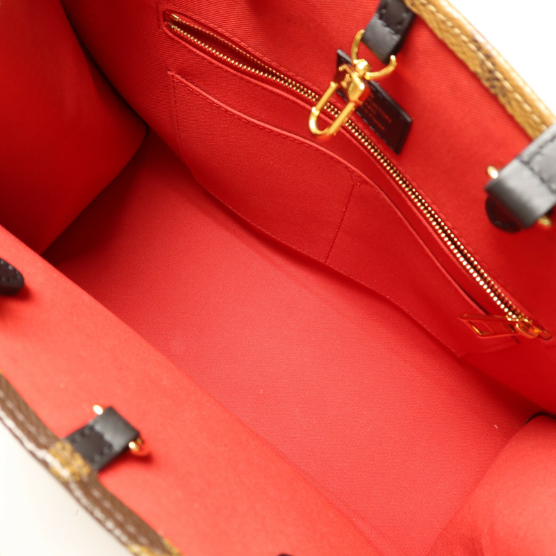 LOUIS VUITTON Monogram Giant/Monogram Reverse On The Go MM金扣手挽肩背兩用袋-10