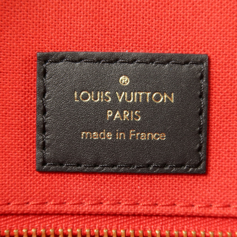 LOUIS VUITTON Monogram Giant/Monogram Reverse On The Go MM金扣手挽肩背兩用袋-11