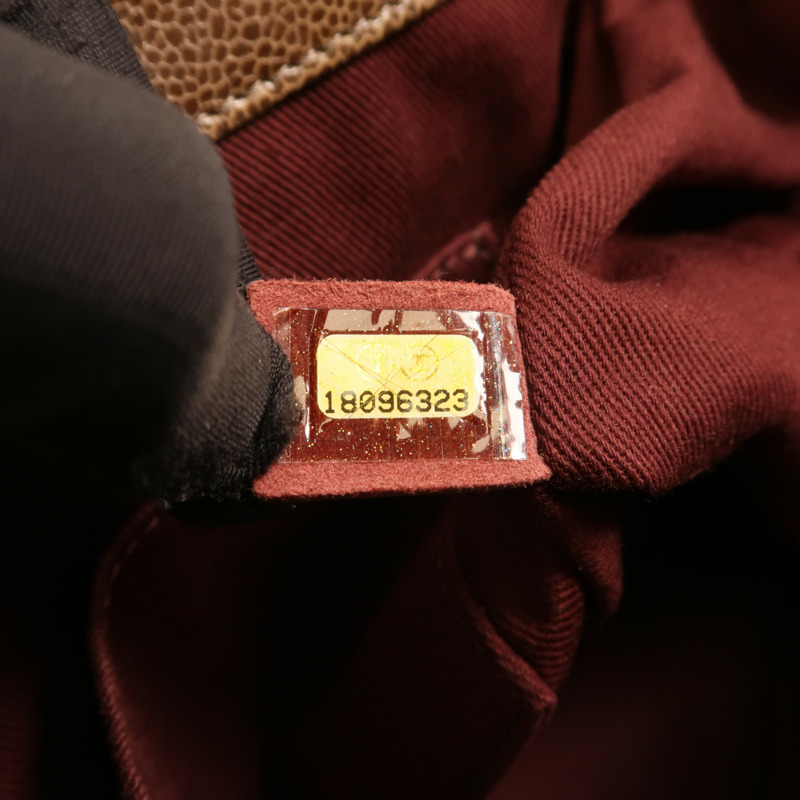 CHANEL 牛皮皮革Chain Shoulder銀扣鏈帶肩背袋-6