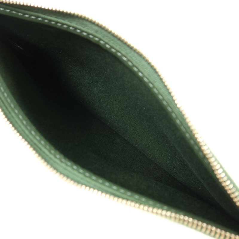 HERMES 帆布Herbag PM銀扣手挽肩背兩用袋Vert Anglais-17