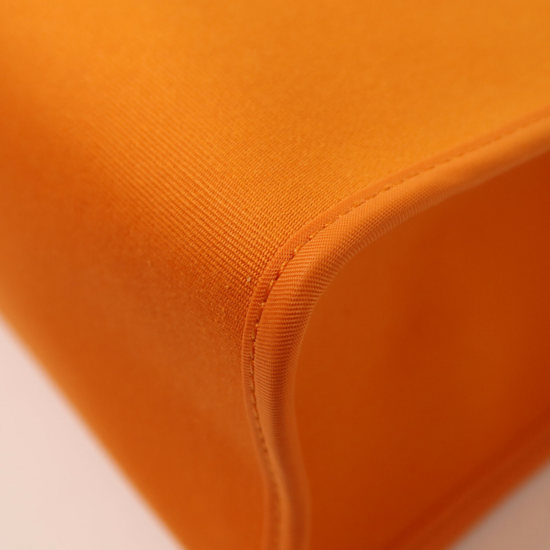 HERMES 帆布Herbag PM銀扣手挽肩背兩用袋Orange-8