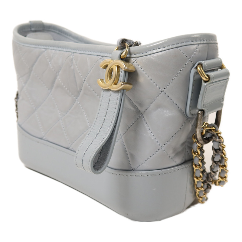 CHANEL 牛皮皮革Gabrielle Small鏈帶肩背袋-2