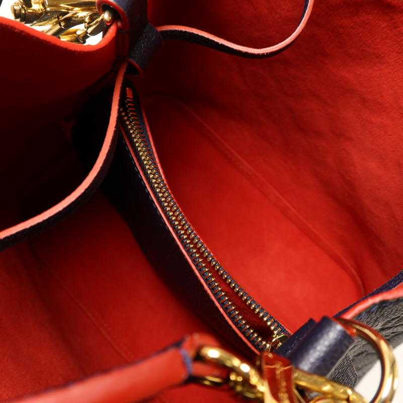 LOUIS VUITTON Monogram Empreinte Neo Noe MM金扣手挽肩背兩用袋-4