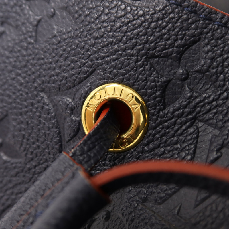 LOUIS VUITTON Monogram Empreinte Neo Noe MM金扣手挽肩背兩用袋-9
