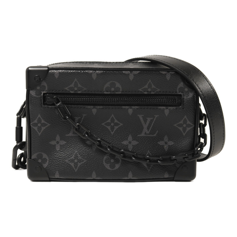 LOUIS VUITTON Monogram Eclipse Mini Soft Trunk肩背袋-0