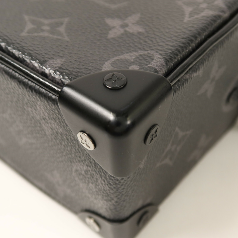 LOUIS VUITTON Monogram Eclipse Mini Soft Trunk肩背袋-12