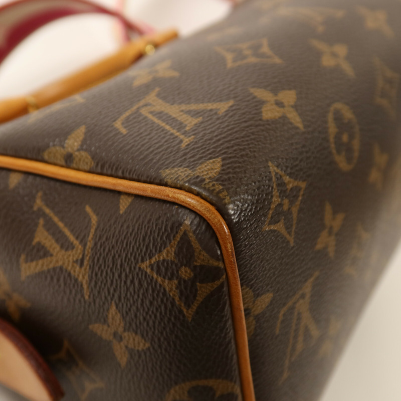 LOUIS VUITTON Monogram Speedy Bandouliere 20金扣手挽肩背兩用袋-12