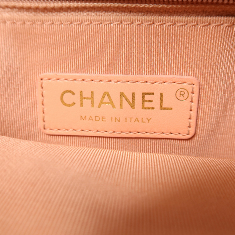 CHANEL 牛皮皮革Camera Shoulder Bag金扣鏈帶肩背袋-6