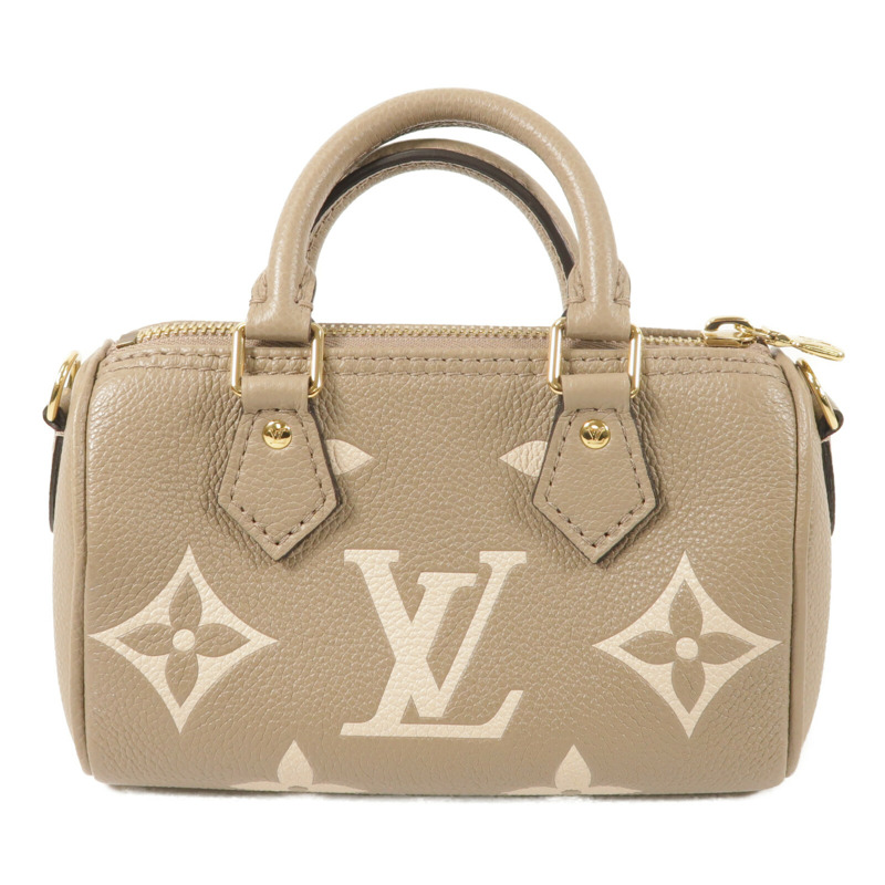 LOUIS VUITTON Monogram Empreinte Nano Speedy金扣手挽肩背兩用袋-2
