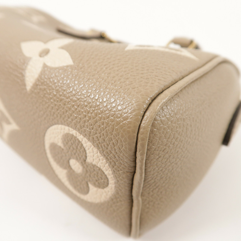 LOUIS VUITTON Monogram Empreinte Nano Speedy金扣手挽肩背兩用袋-10