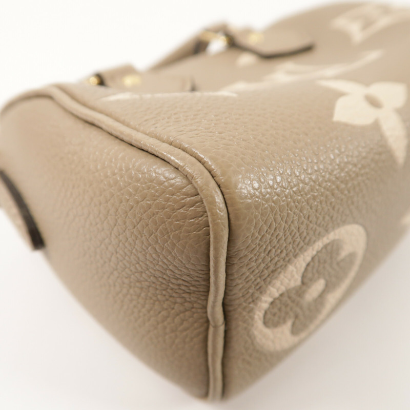 LOUIS VUITTON Monogram Empreinte Nano Speedy金扣手挽肩背兩用袋-11