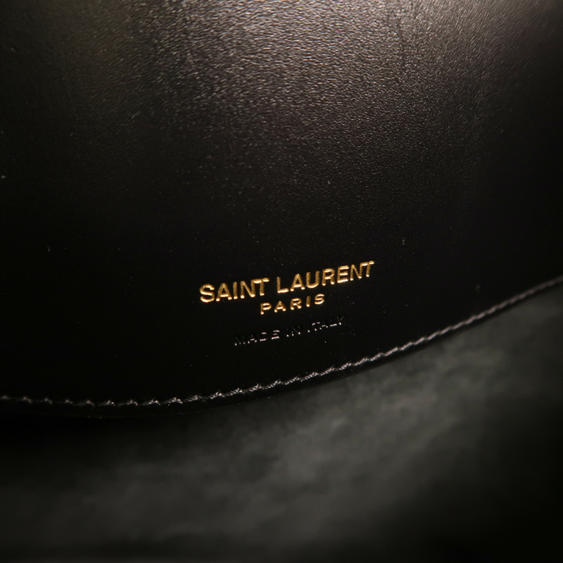 SAINT LAURENT 牛皮皮革Le 37金扣手挽肩背兩用袋-6