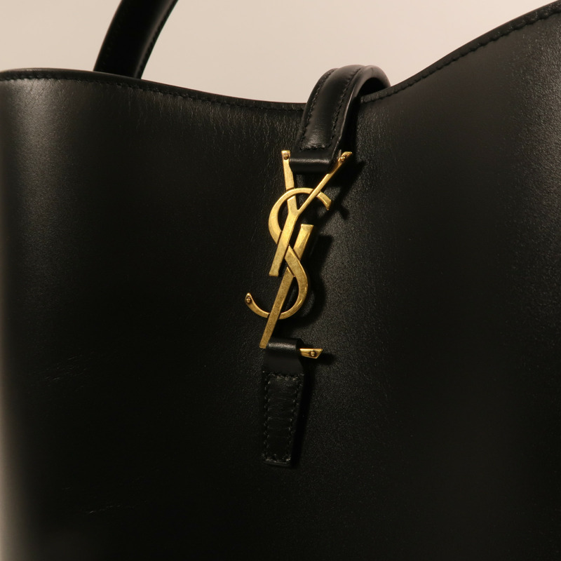 SAINT LAURENT 牛皮皮革Le 37金扣手挽肩背兩用袋-9