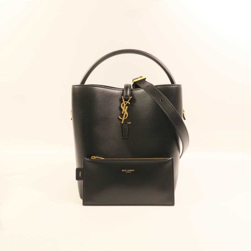 SAINT LAURENT 牛皮皮革Le 37金扣手挽肩背兩用袋-10