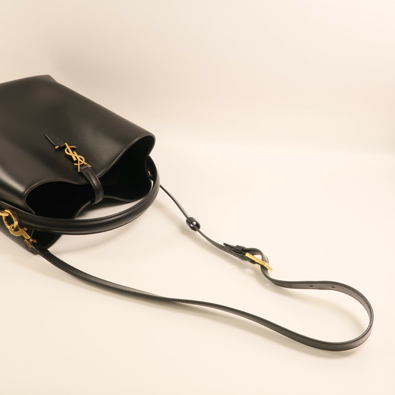 SAINT LAURENT 牛皮皮革Le 37金扣手挽肩背兩用袋-16